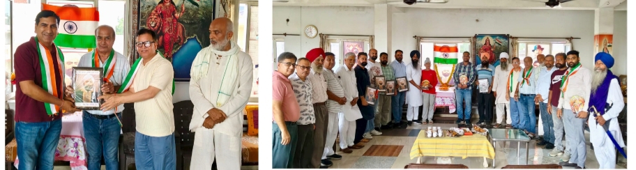 Martyrdom Day of Shaheed Udham Singh Ji was celebrated in Gaushala Dasuha with a tribute ceremony